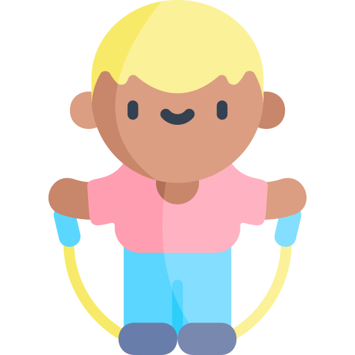 jump rope in motion