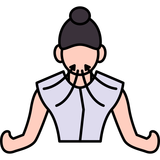 woman practicing deep breathing