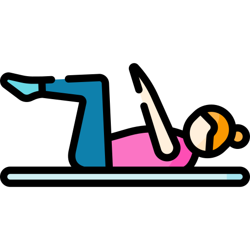 woman doing pilates